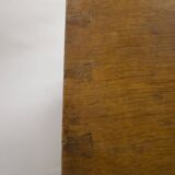 19th Century Oak Chest with Curved Top, on Wheels