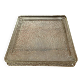 Thick glass storage tray