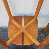 4 coffee bean chairs by Pierre Gautier Delaye