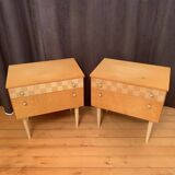 Pair of bedside tables, 1960s