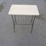 Side table magazines holder 70s