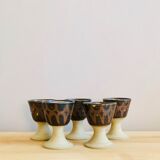 Set of 5 coffee cups mini mazagran