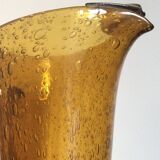 Bubble glass pitcher