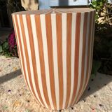 Side table resin and walnut