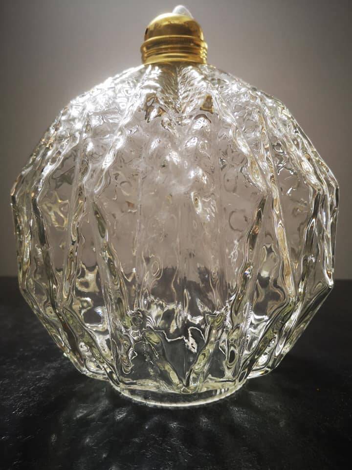 Geometric glass pendant light