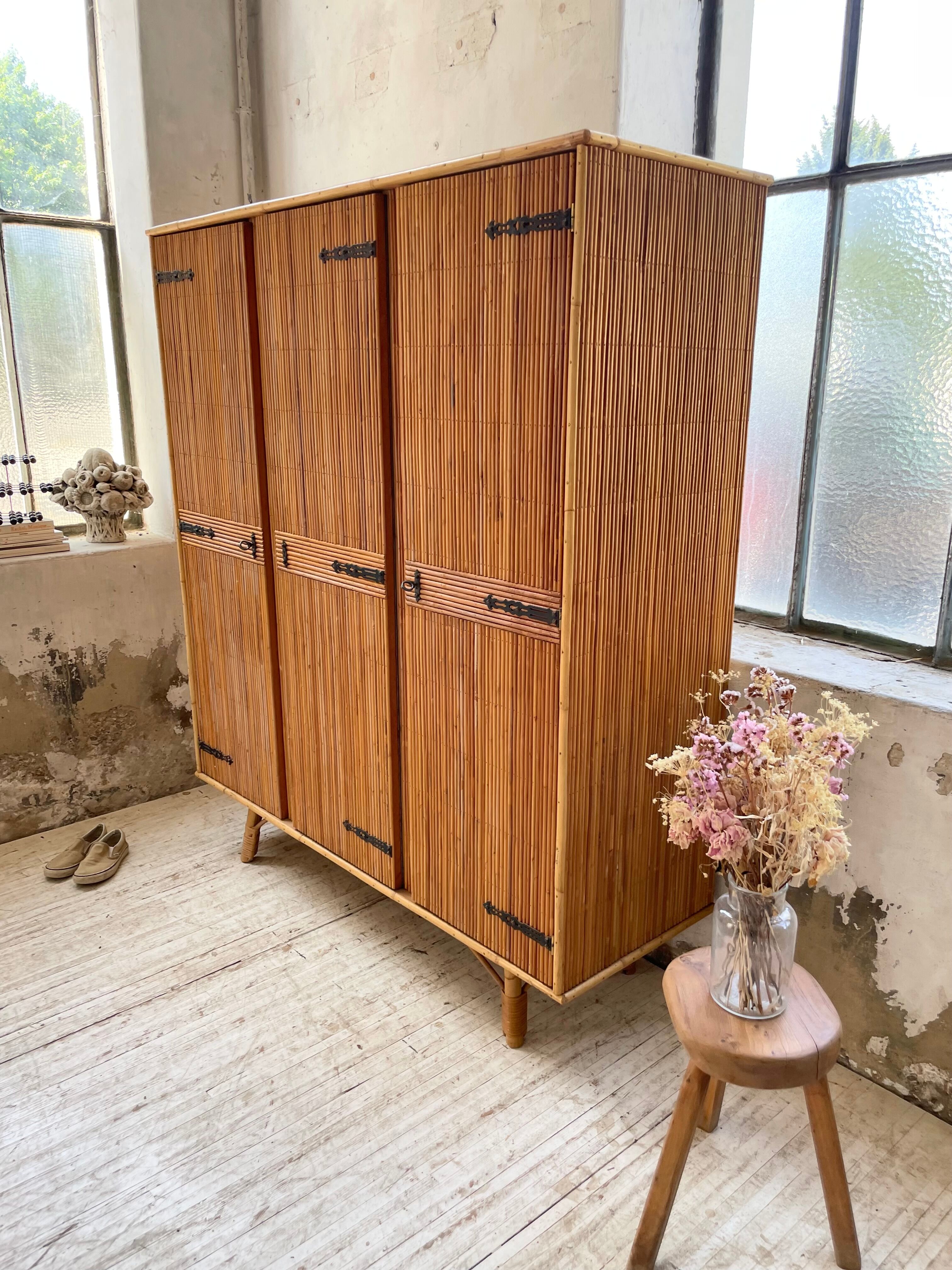 Rattan cabinet