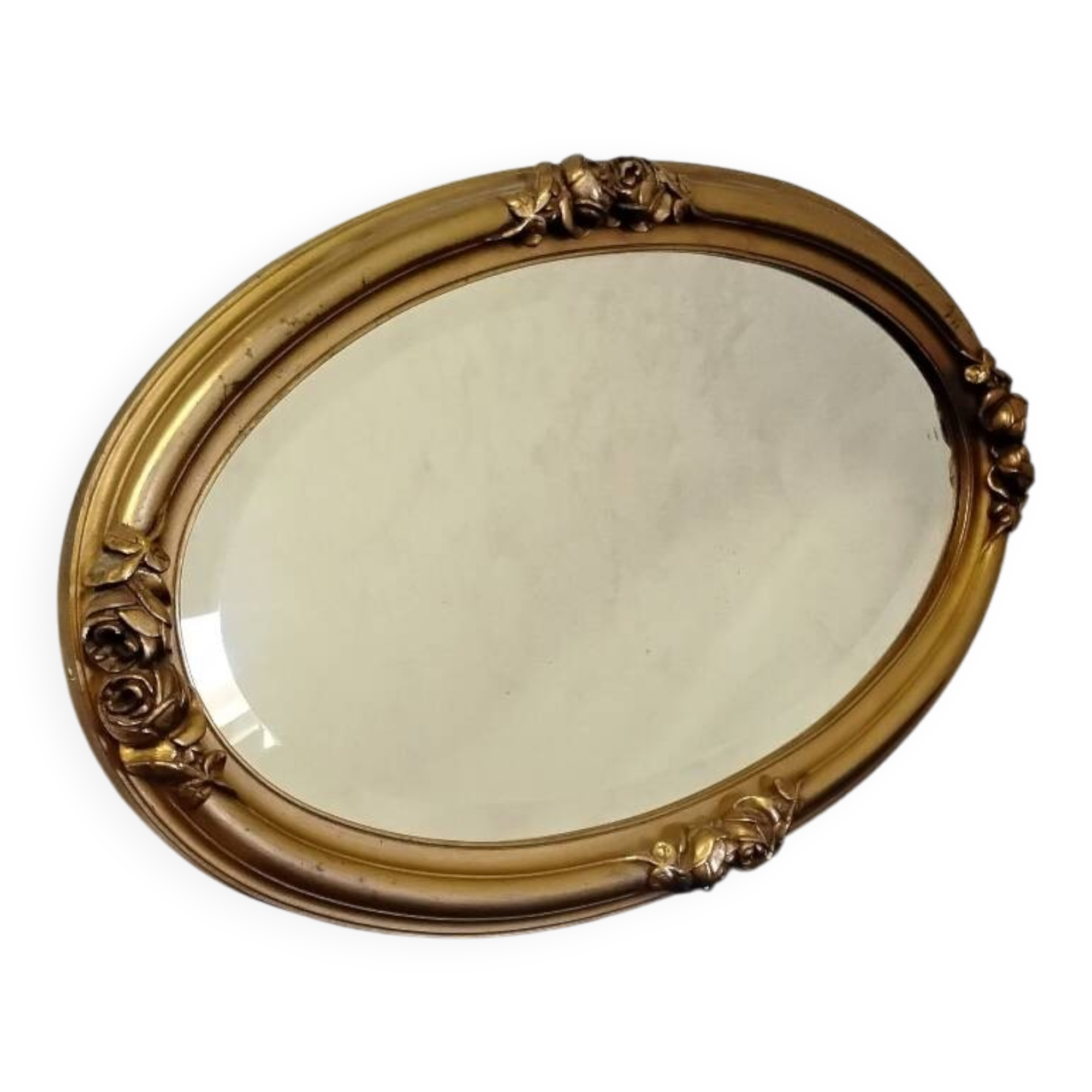 Antique oval mirrors
