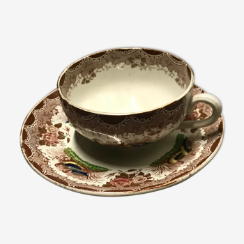 Tasse à thé Sarreguemines