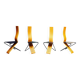 Series of 4 Chairs by Pietro Arosio for Airon 1980