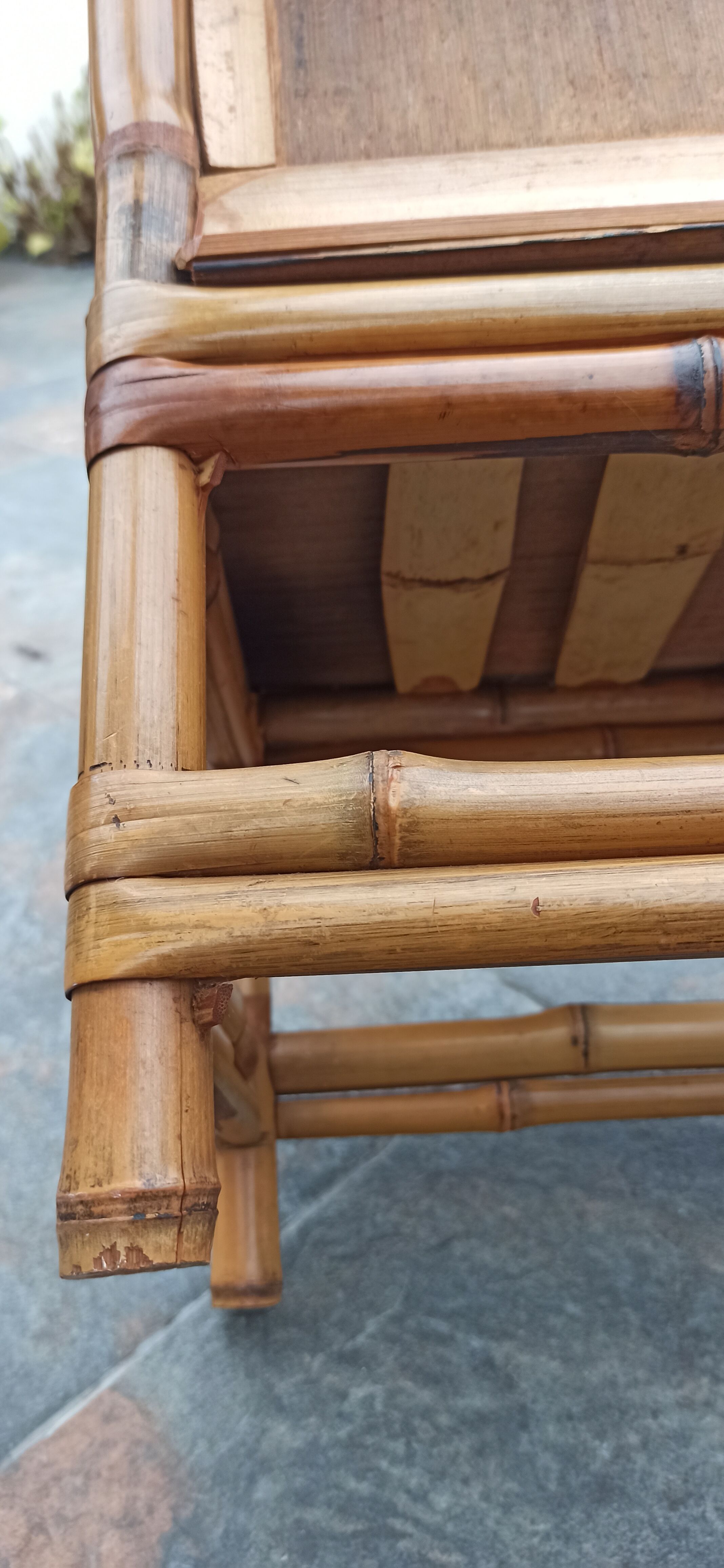 Vintage bamboo chair