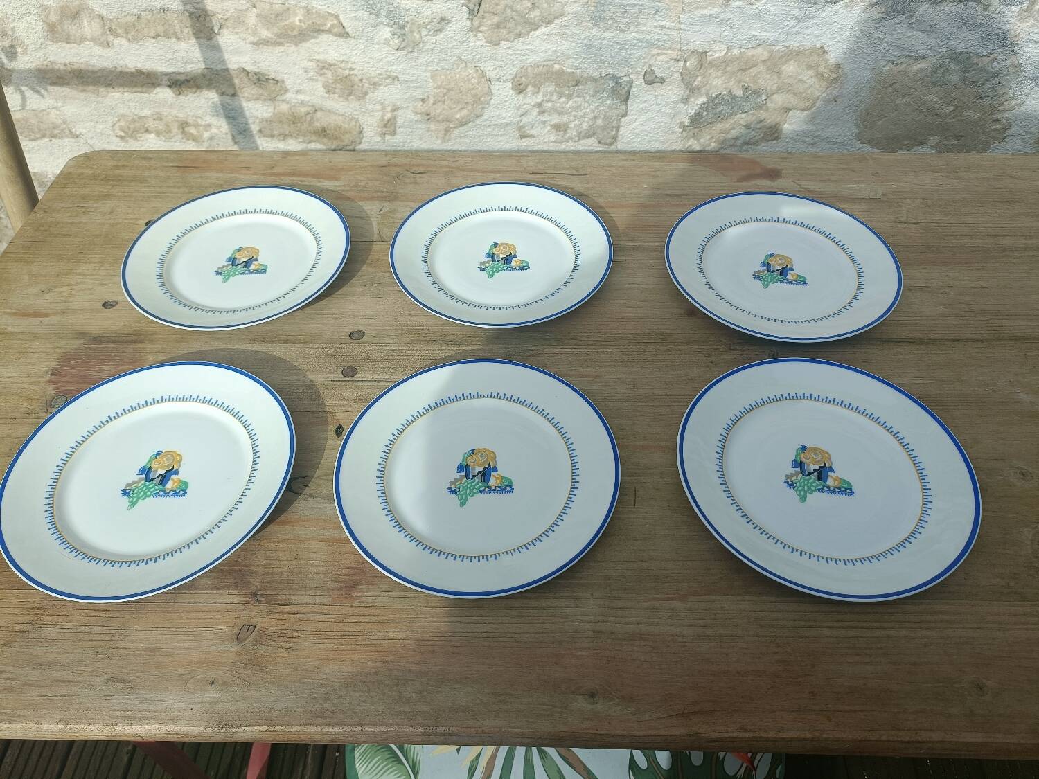Dessert plates, Limoges, Jean Boyer