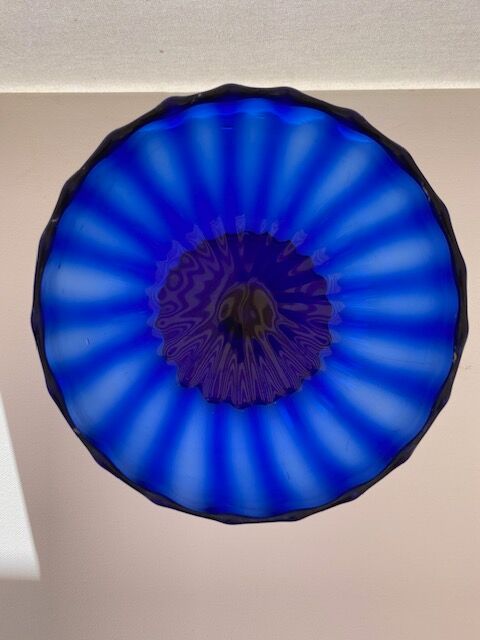 Cobalt blue fruit cup