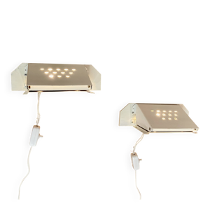 Paire d'appliques industrielles