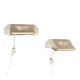 PAIR OF INDUSTRIAL WALL LIGHTS SCANDINAVIAN DESIGN 1950.