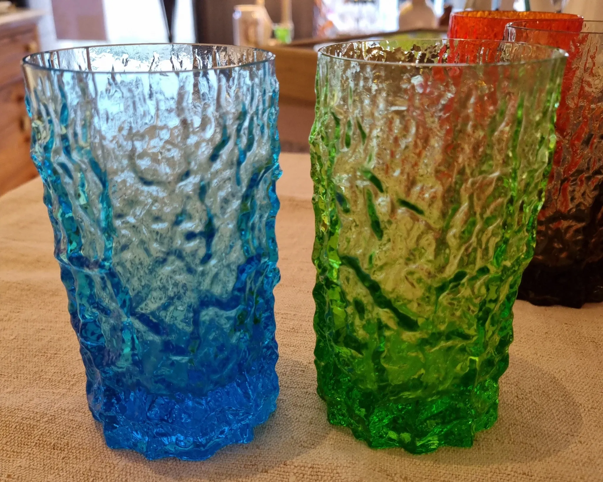 Set of 6 Geoffrey Baxter glasses