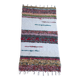 Handmade recycled cotton rug - Double thickness Multicolor