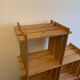 Vintage Mountain Pine Staircase Bookcase Circa 1980