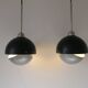 2 Dijkstra eclipse lamps, very rare. Dutch, 70s.