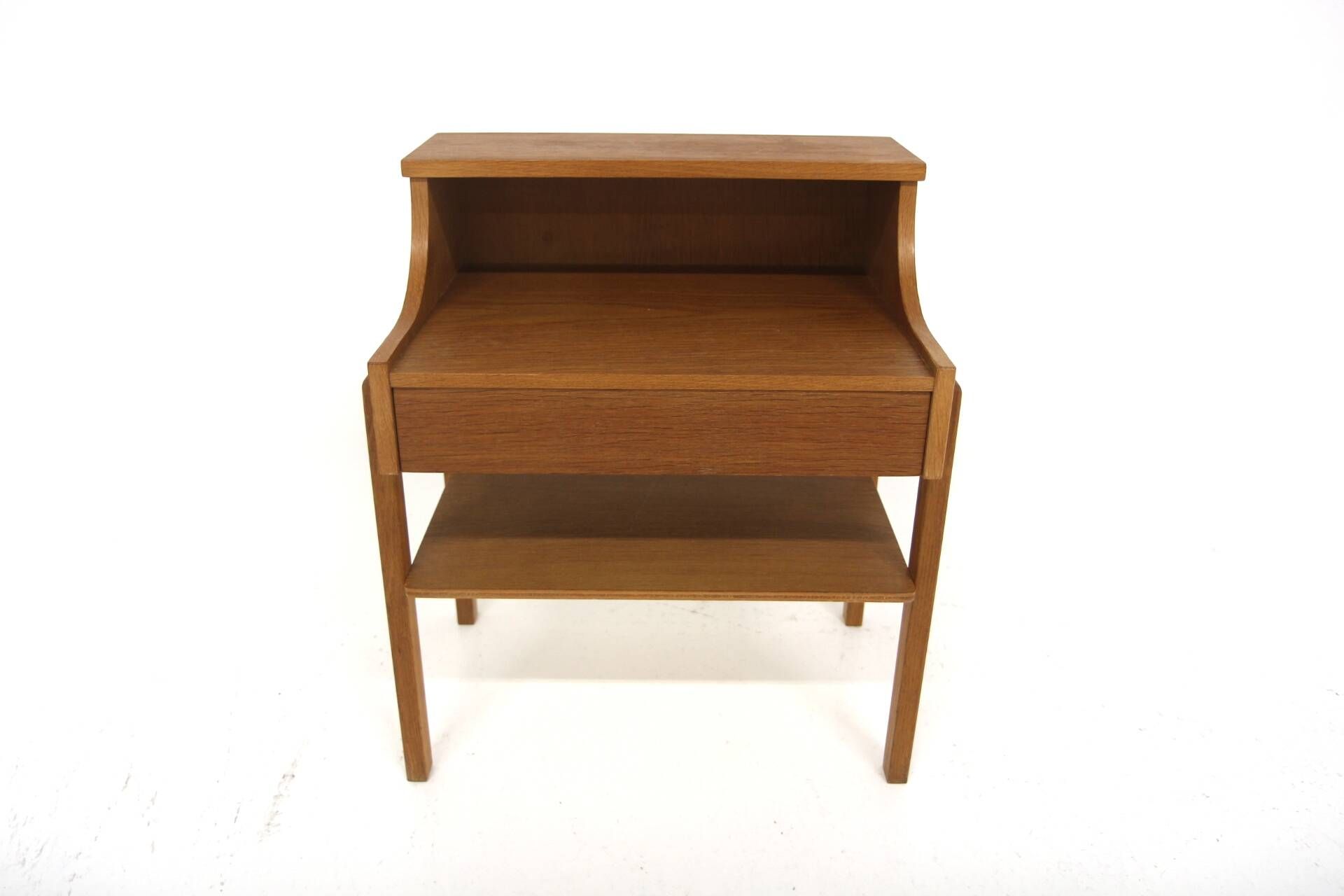 Scandinavian bedside table in teak, AB Carlströms, Sweden, 1960.