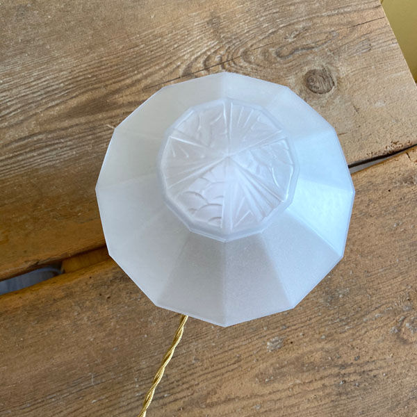 Art Deco prism globe lamp