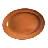 Plat ovale en terre cuite