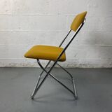 Mustard yellow folding chair