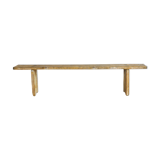Vintage pine bench, 1930.