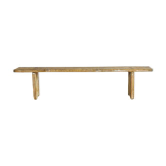 Vintage pine bench, 1930.