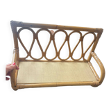 Rattan shelf