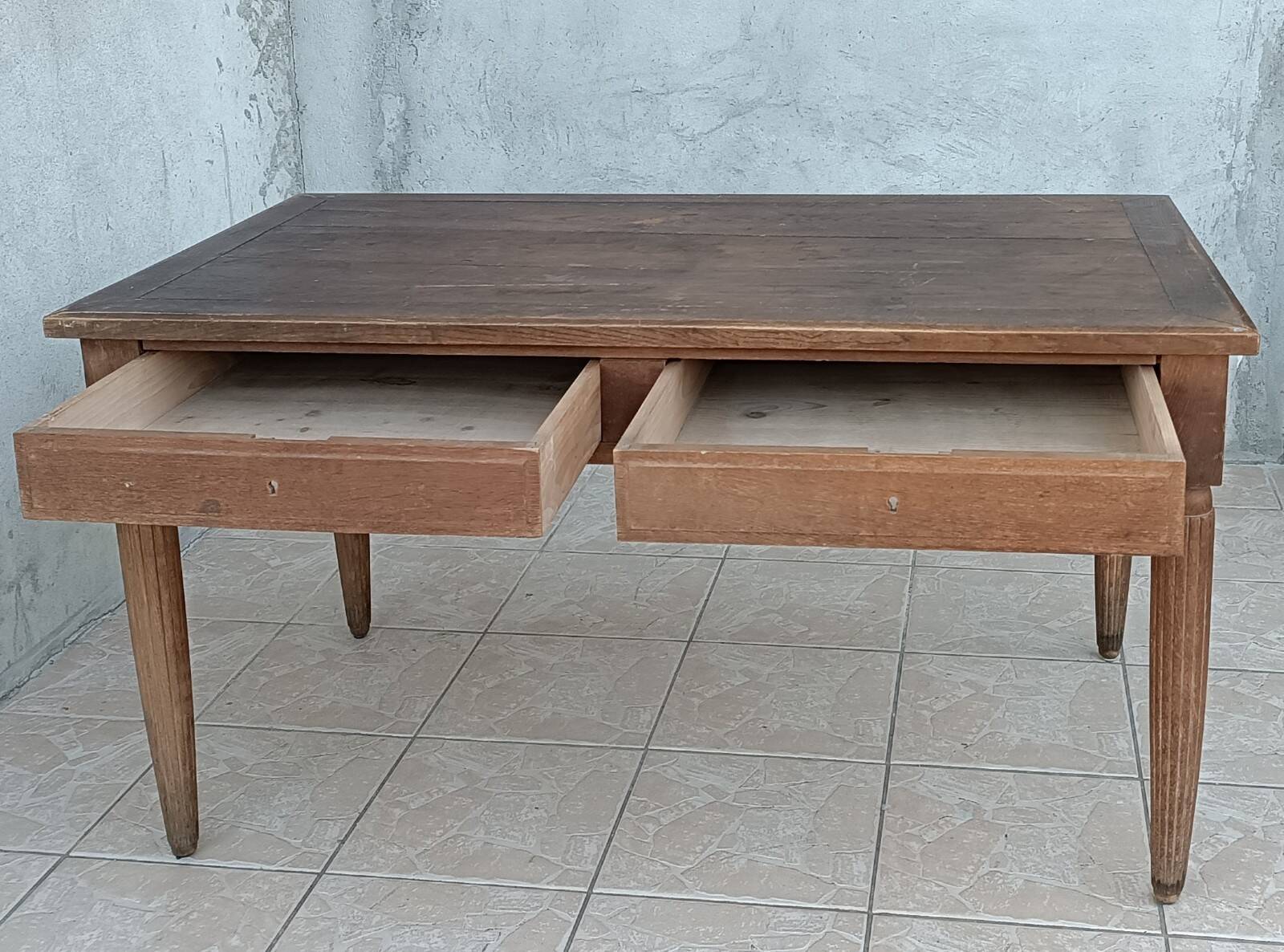 Art Deco oak table