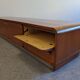 Low Space Age teak sideboard from the 60s/70s