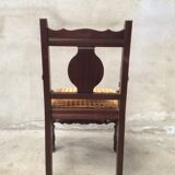 Vintage Basque wooden chair