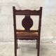 Vintage Basque wooden chair