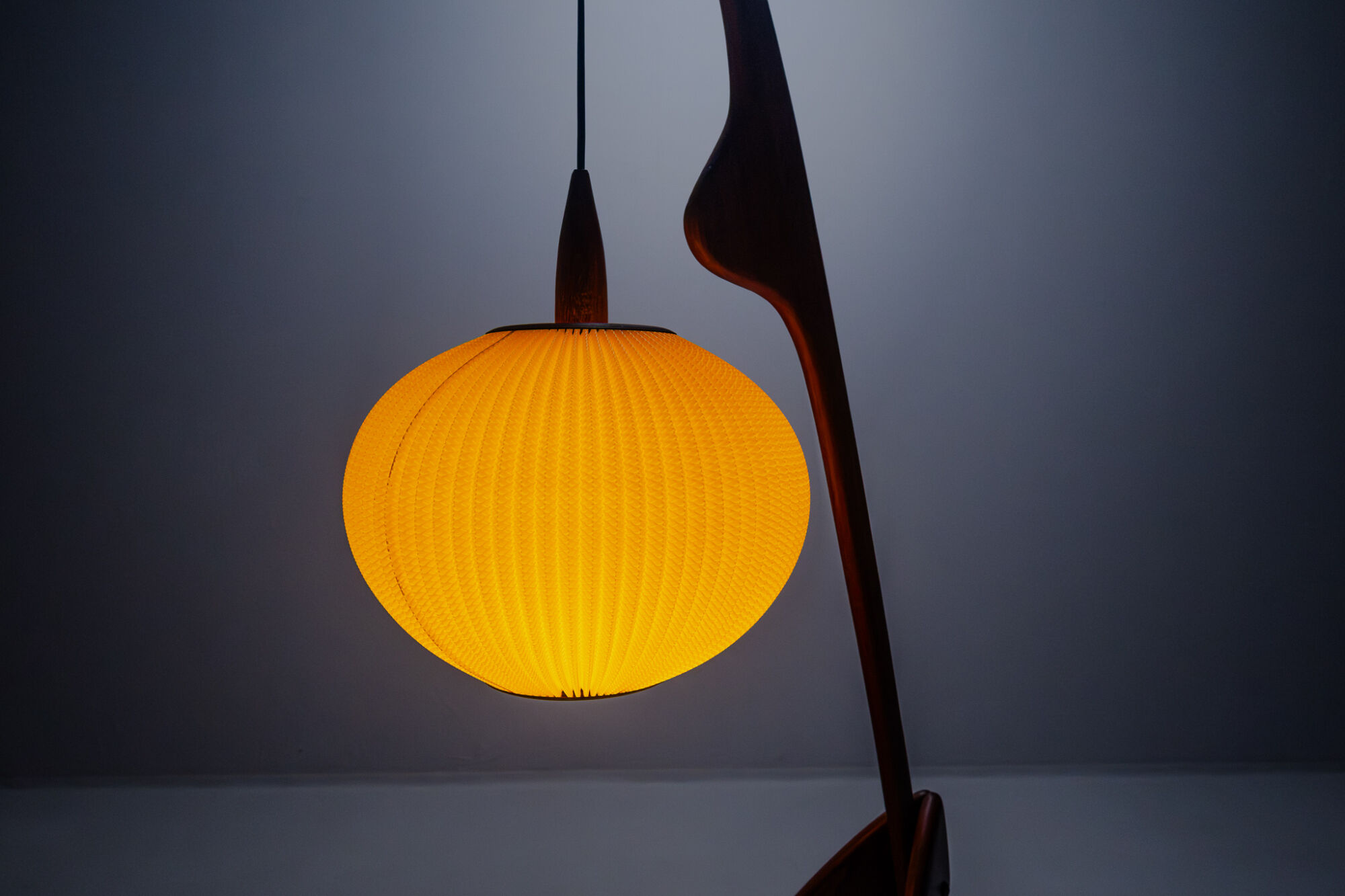 Floor lamp Praying Mantis by Rispal, France, 1950s