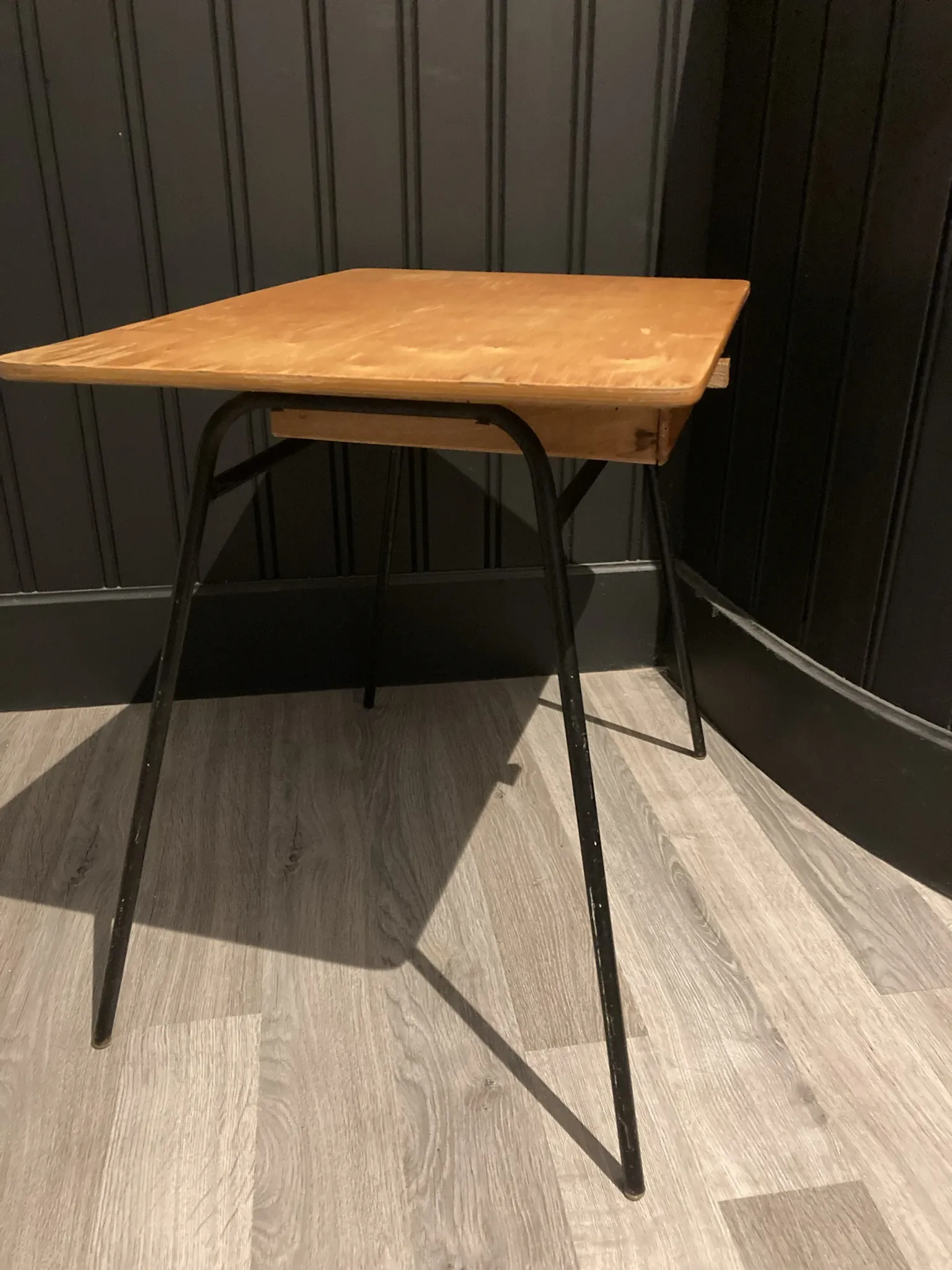 Small vintage children's desk, designed by Jacques Hitier.