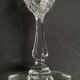 4 verres en cristal taillé