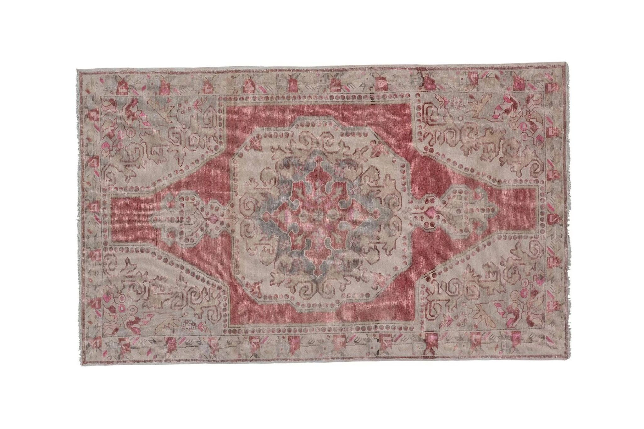 Vintage Turkish hallway rug 149x222 cm