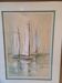 Aquarelle Marine aux 3 Bateaux