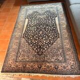 Large blue Persian carpet