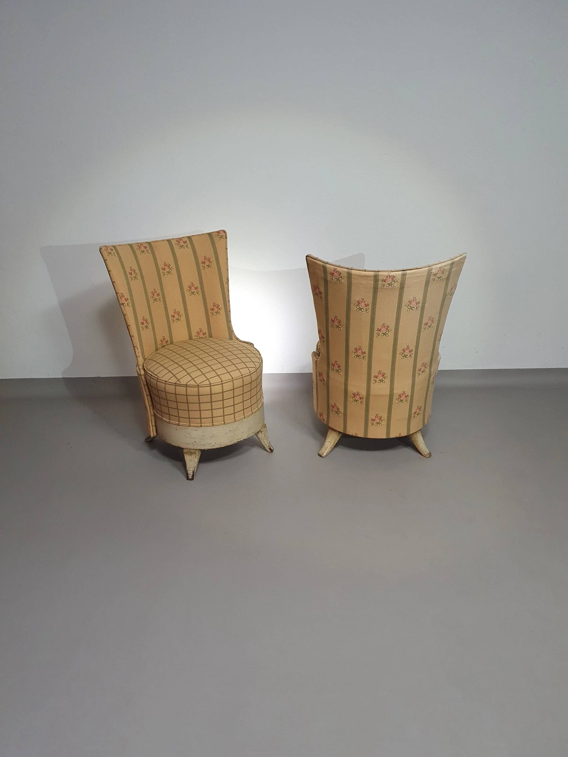 Ensemble de chaises de boudoir françaises