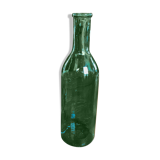 Green bottle vase