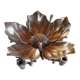 Silver-plated flower ashtray 1970