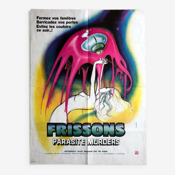 Affiche cinéma originale "Frissons" David Cronenberg