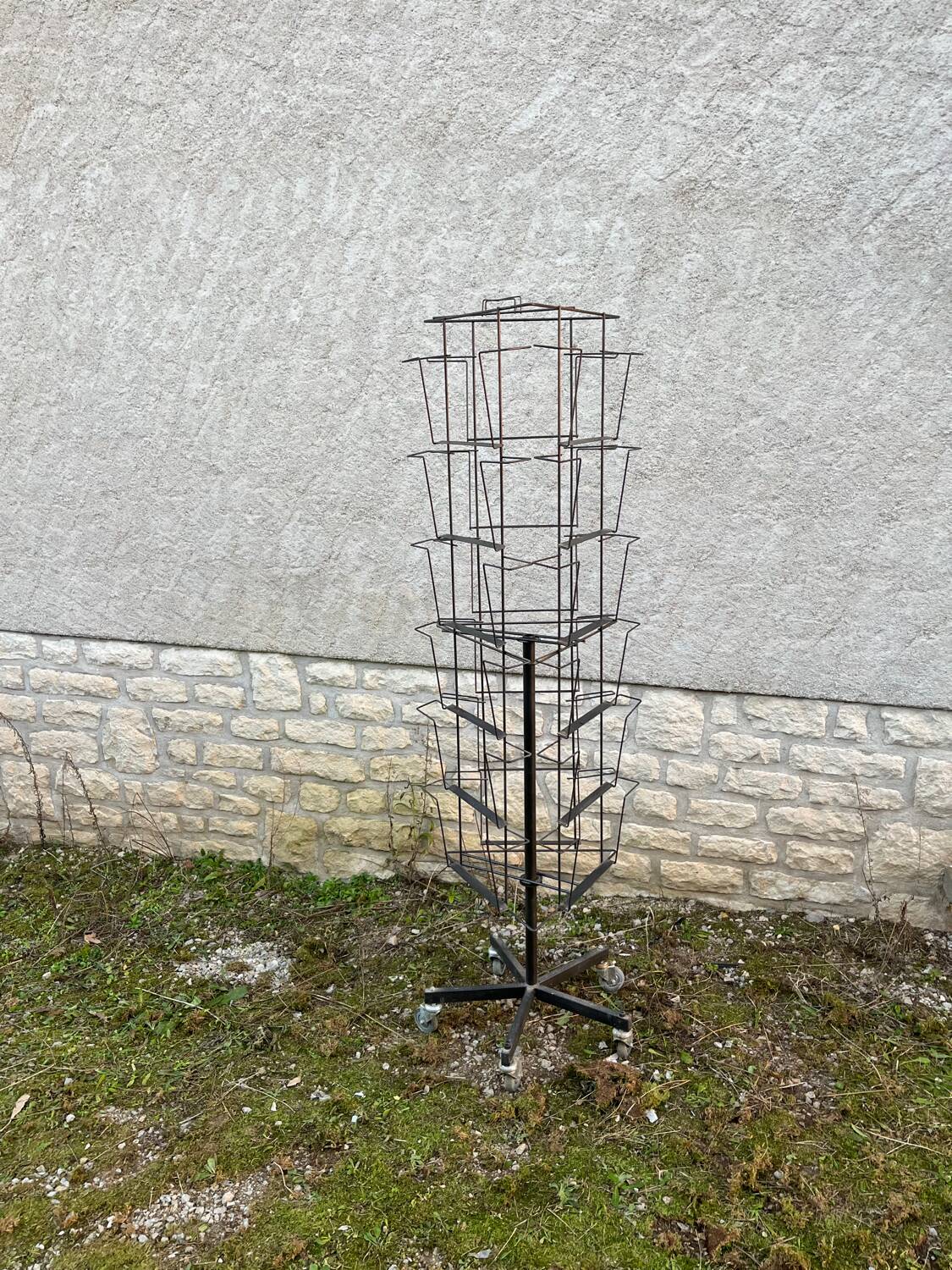 Postcard rotating display