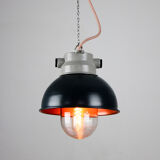 Vintage antracite industrial hanging light from TEP