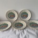 5 Gien Cheese Plates Marie-Pierre Boitard Flavours