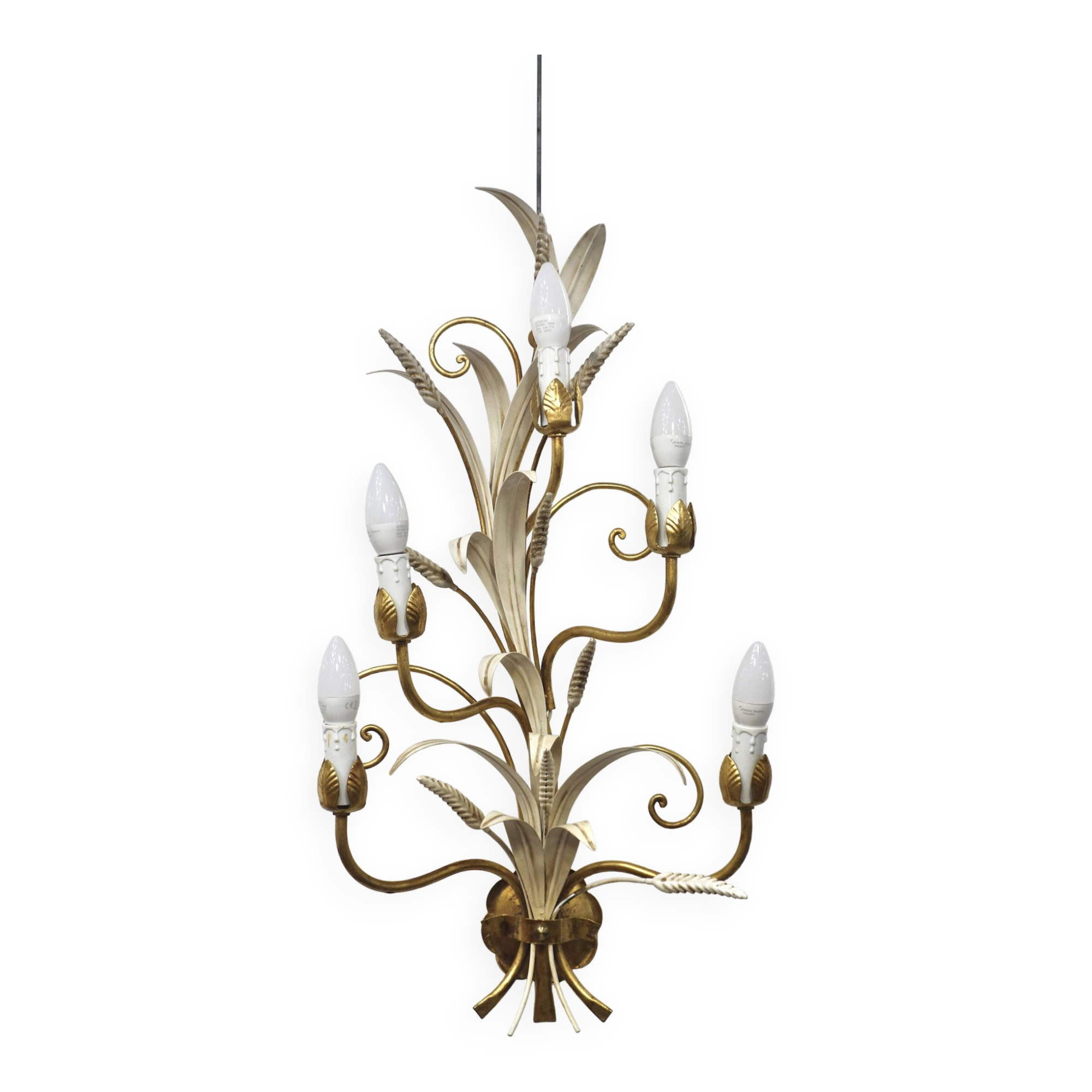 Ear of wheat wall light by Hans Kögl, Germany 1970's