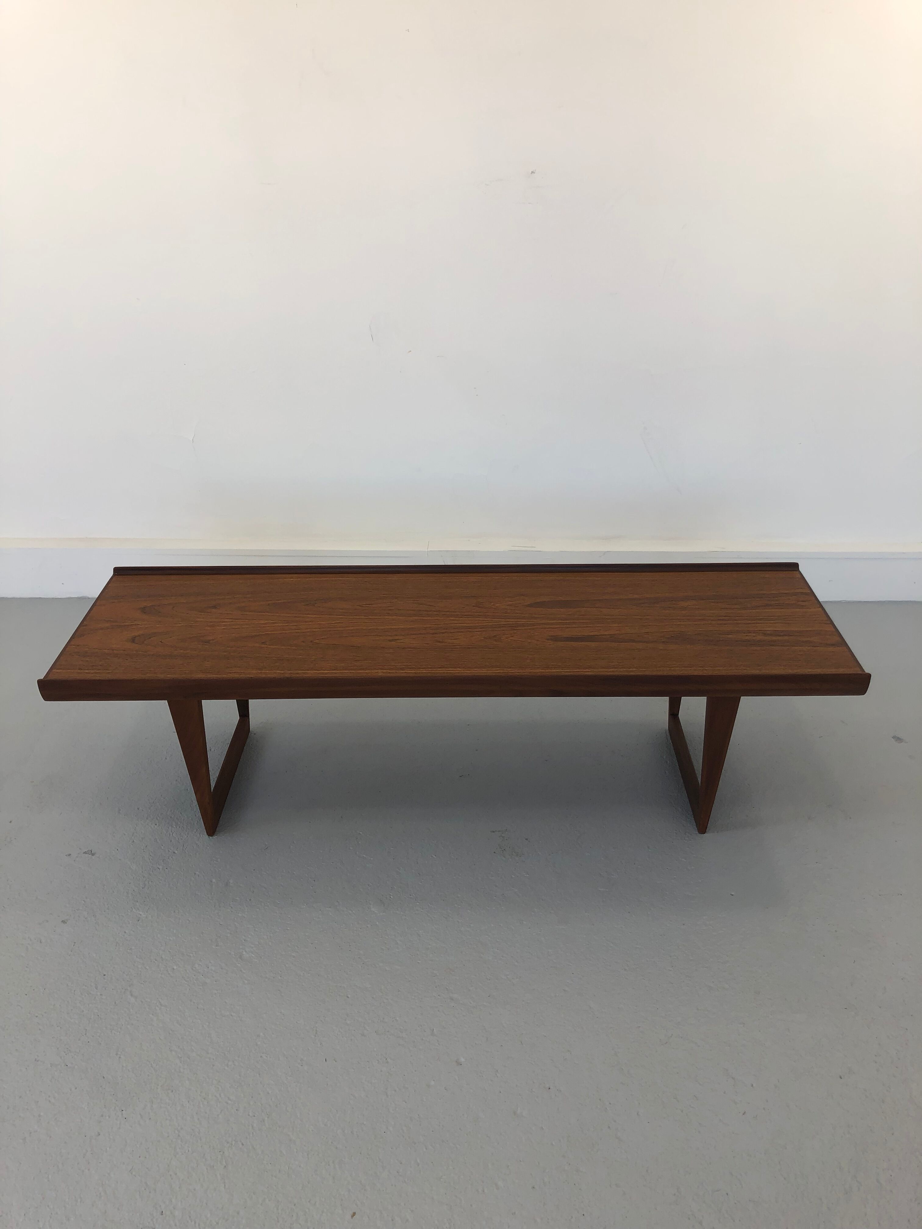 Mid-Century Danish Teak Coffee Table by Peter Løvig Nielsen for Løvig, 1960s