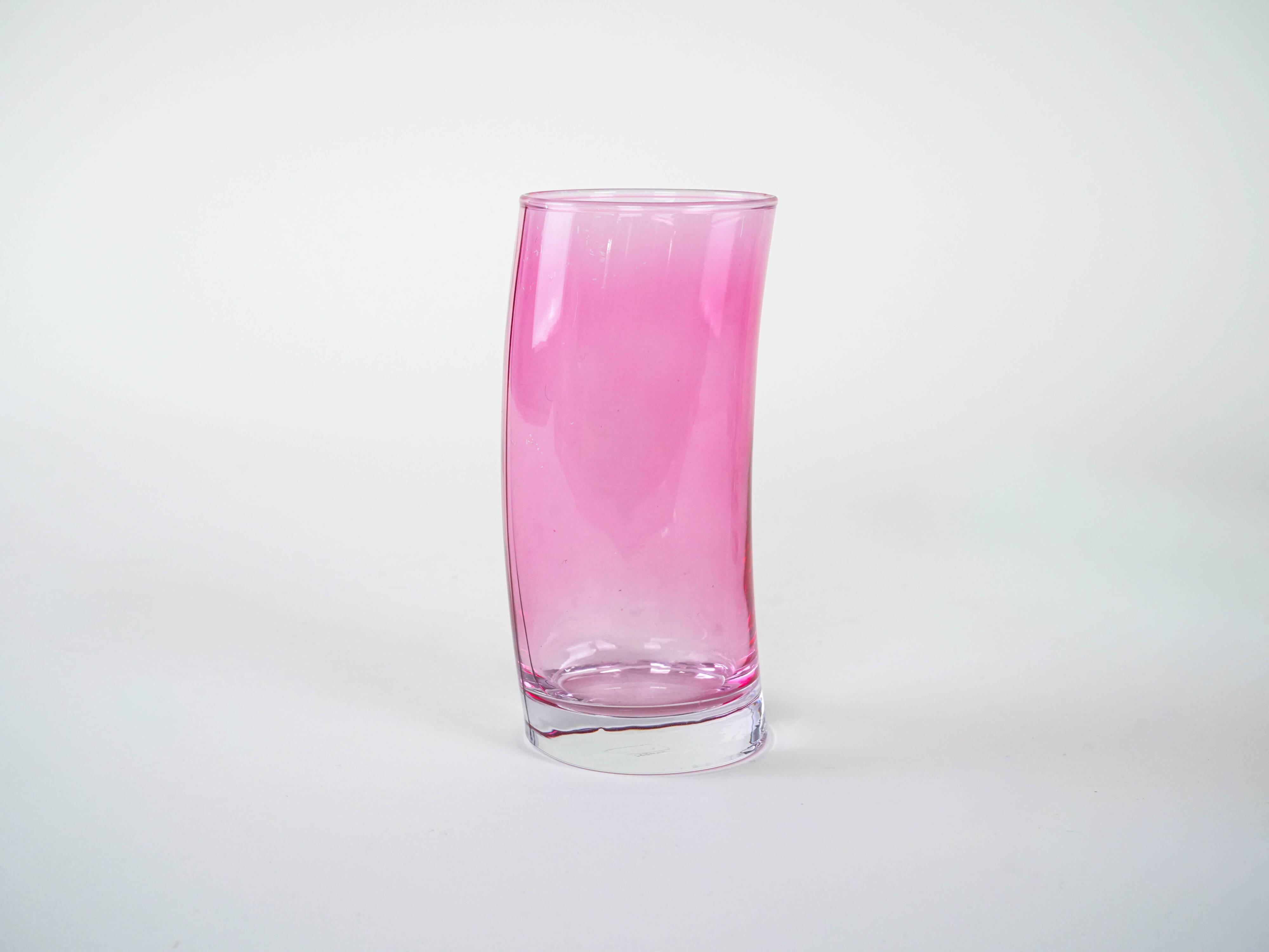 Set of glasses, Italian design, 1980s, production: Italy