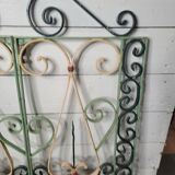 Old wrought iron 2-door gate